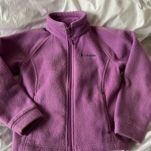 Girls purple Columbia jacket sz 6/6X